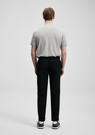 111020323 Erkek Bej Bisiklet Yaka T-shirt - 2