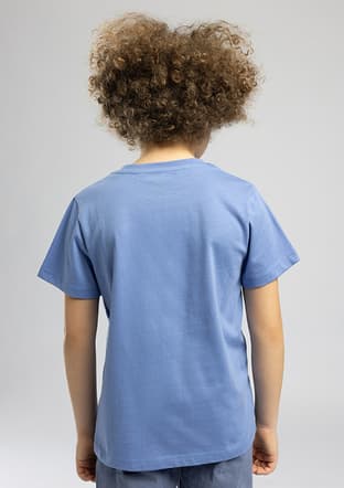 262 Lcb 242008 Erkek Çocuk Mavi O Yaka T-shirt - 2