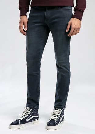 252 Lcm 121080 Erkek Siyah Jean Pantolon - 2