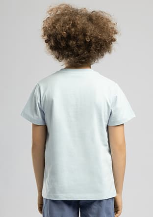262 Lcb 242010 Erkek Çocuk Mavi O Yaka T-shirt - 2