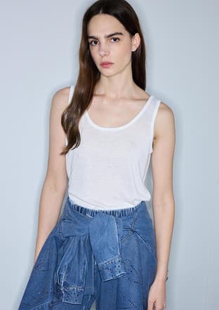 Is1260070170 Kadın Beyaz Basic T-shirt - 1