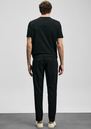 111020317 Erkek Siyah Baskılı T-shirt - 2
