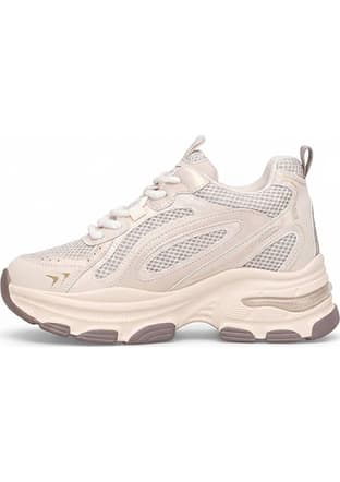 26Y323 Bj Kadın Bej Sneaker - 3
