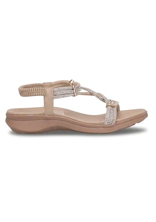 26Y240-2 Bj Kadın Bej Sandalet - 1