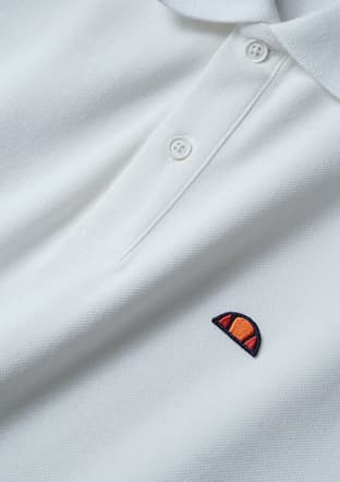 6Sm5044 Erkek Beyaz Polo Yaka T-shirt - 3