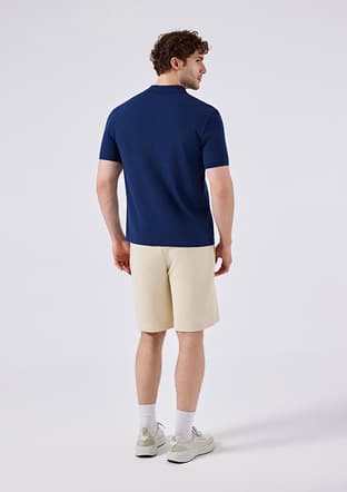 6Sm5044 Erkek Çok Renkli Polo Yaka T-shirt - 2