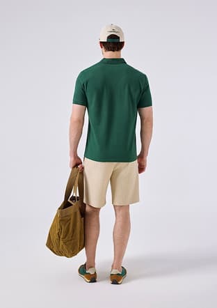 6Sm5044 Erkek Yeşil Polo Yaka T-shirt - 2