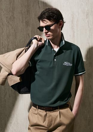 111040249 Erkek Yeşil Polo Yaka T-shirt - 2