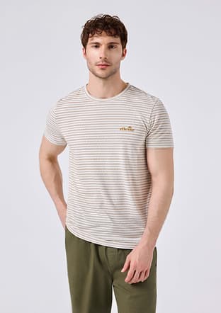 6Sm5021 Erkek Bej T-shirt - 1