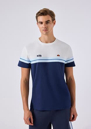 6Sm5014 Erkek Çok Renkli Baskılı T-shirt - 1
