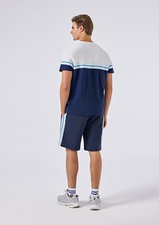 6Sm5014 Erkek Çok Renkli Baskılı T-shirt - 2