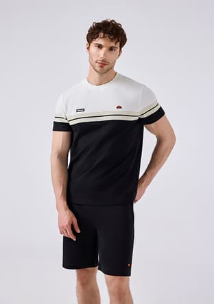 6Sm5014 Erkek Siyah Baskılı T-shirt - 2