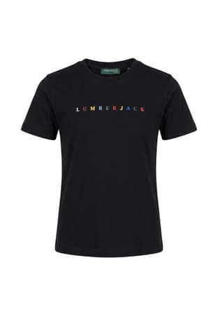 A10220443410010 Erkek Çocuk Siyah Baskılı T-shirt - 1