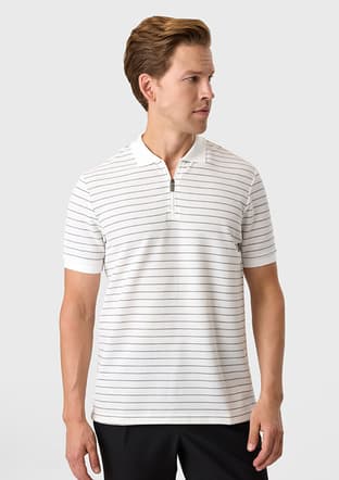 Bts1006500000 Erkek Beyaz Polo Yaka T-shirt - 3