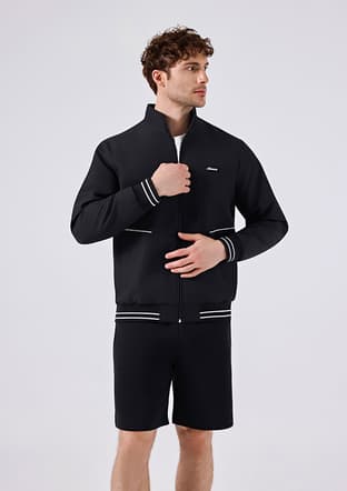 6Sm4010 Erkek Siyah Şort - 1