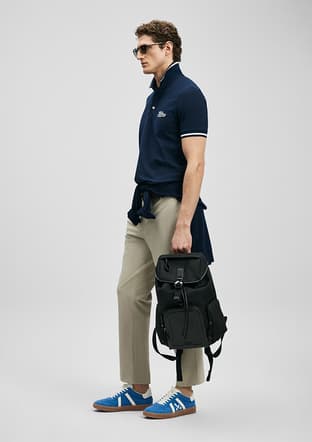 111040249 Erkek Lacivert Polo Yaka T-shirt - 2