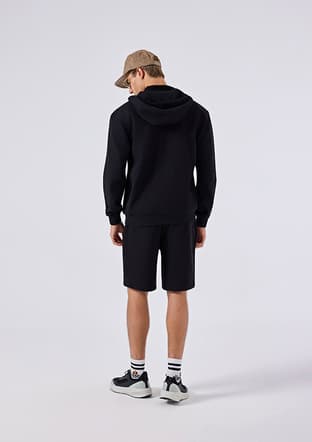 6Sm1004 Erkek Siyah Sweatshirt - 3