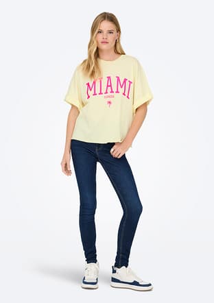 15372137 Kadın Baskılı T-Shirt - 1