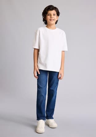 G6743A8Df1 Erkek Çocuk Mavi Jean Pantolon - 1