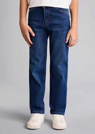 G6743A8Df1 Erkek Çocuk Mavi Jean Pantolon - 2