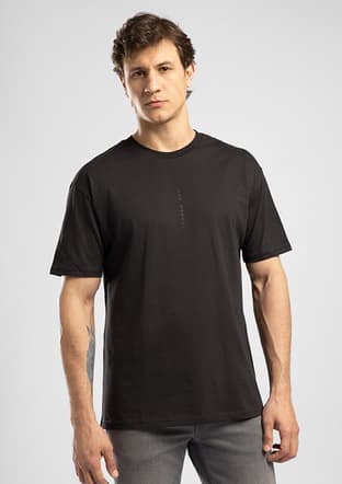 262 Lcm 242015 Erkek Siyah O Yaka T-shirt - 1