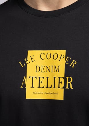 262 Lcm 242034 Erkek Siyah O Yaka T-shirt - 3