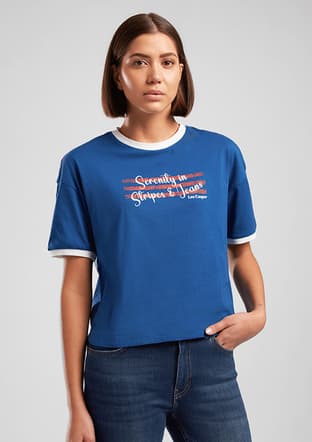 262 Lcf 242016 Kadın Lacivert O Yaka T-shirt - 1