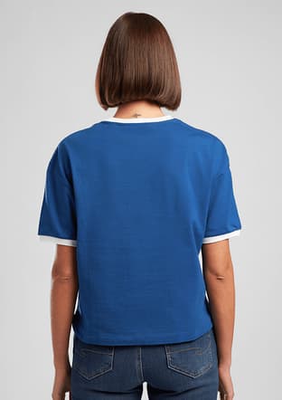 262 Lcf 242016 Kadın Lacivert O Yaka T-shirt - 2