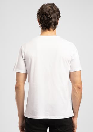 262 Lcm 242034 Erkek Beyaz O Yaka T-shirt - 2