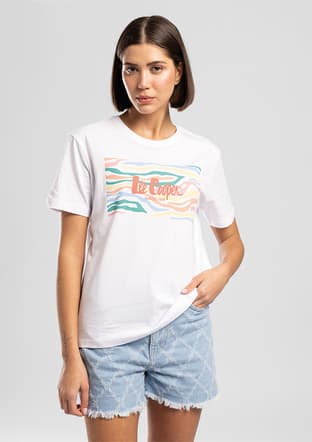 262 Lcf 242013 Kadın Beyaz O Yaka T-shirt - 2
