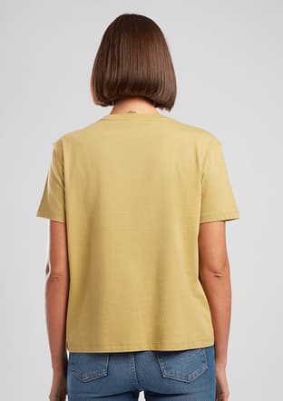 262 Lcf 242022 Kadın Yeşil O Yaka T-shirt - 2