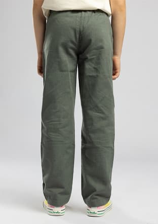 262 Lcb 221005 Erkek Çocuk Yeşil Pantolon - 3