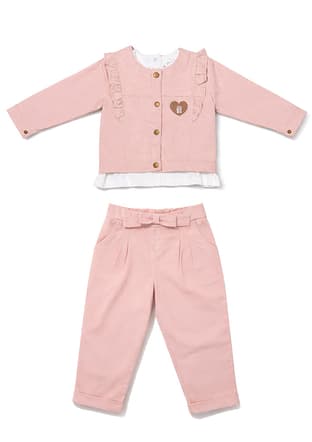 S26G4Ctt801 Kız Çocuk Pembe Eşofman - 2