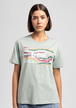 262 Lcf 242013 Kadın Çok Renkli O Yaka T-shirt - 2