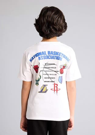 G7616A8Dfa Erkek Çocuk Beyaz Kısa Kol T-shirt - 2