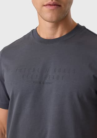 Bts1006900000 Erkek Antrasit Bisiklet Yaka T-shirt - 3