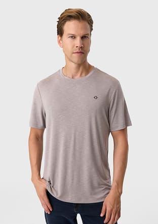Bts1000200000 Erkek Bej Regular T-shirt - 3