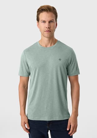 Bts1000200000 Erkek Yeşil Regular T-shirt - 3