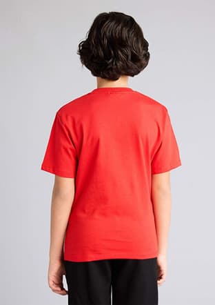 G7615A8Dfa Erkek Çocuk Kırmızı Kısa Kol T-shirt - 3