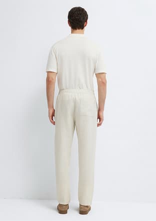 M0010577-70134 Erkek Bej Pantolon - 2