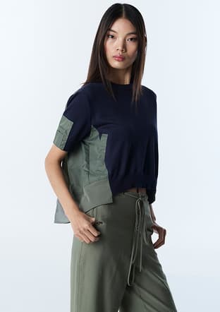 Ts1260050029 Kadın Lacivert Kazak - 3