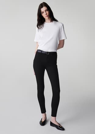 Is1260018017 Kadın Siyah Jean Pantolon - 1