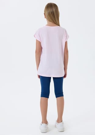 Us2511-G Kız Çocuk Pembe Tayt - 2