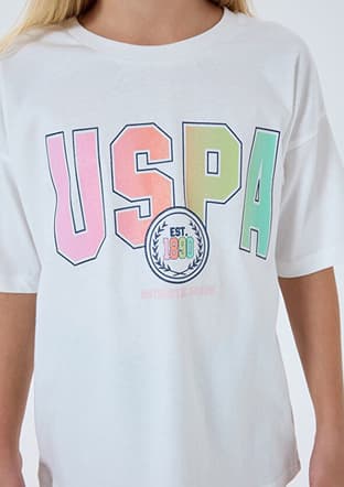 Us2517-G Kız Çocuk Beyaz Tayt - 3