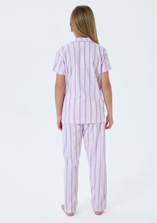 Us2533-4 Kız Çocuk Pembe Pijama - 2