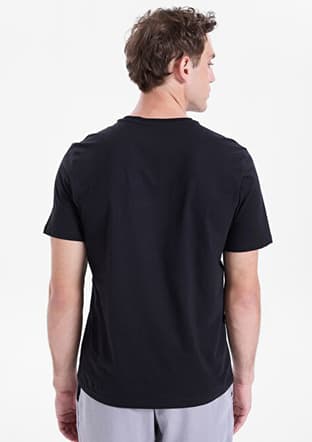 262 Lcm 242012 Erkek Siyah O Yaka T-shirt - 2