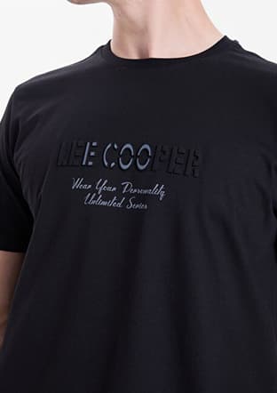 262 Lcm 242012 Erkek Siyah O Yaka T-shirt - 3