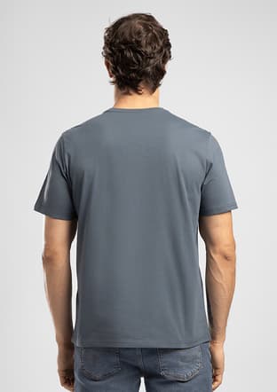 262 Lcm 242012 Erkek Lacivert O Yaka T-shirt - 3