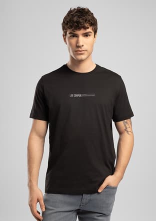 262 Lcm 242006 Erkek Siyah O Yaka T-shirt - 2