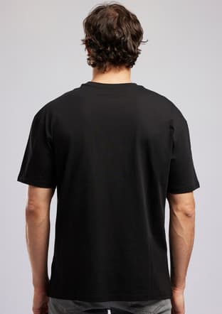 262 Lcm 242036 Erkek Siyah O Yaka T-shirt - 2
